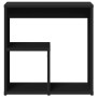 Black plywood side table 50x30x50 cm by vidaXL, Side tables - Ref: Foro24-840557, Price: 35,62 €, Discount: %