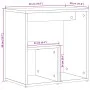 Side table 2 pcs concrete gray engineered wood 50x30x50 cm by vidaXL, Side tables - Ref: Foro24-840562, Price: 50,35 €, Disco...