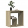 Mesa auxiliar 2 uds madera ingeniería roble Sonoma 50x30x50 cm de vidaXL, Mesas auxiliares - Ref: Foro24-840560, Precio: 50,0...