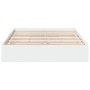 White engineered wood bed frame with drawers 160x200 cm by vidaXL, Beds and slatted bases - Ref: Foro24-3280643, Price: 230,2...