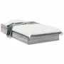 Sonoma gray engineered wood bed with drawers 90x200 cm by vidaXL, Beds and slatted bases - Ref: Foro24-3280683, Price: 131,59...