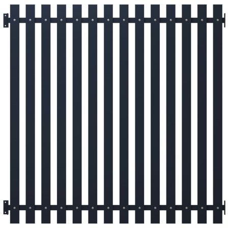 Anthrazit pulverbeschichtetes Stahlzaunelement 170,5 x 170 cm von vidaXL, Zaunpaneele - Ref: Foro24-146479, Preis: 216,21 €, ...