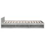 Concrete gray engineered wood bed with drawer 90x190 cm by vidaXL, Beds and slatted bases - Ref: Foro24-3280786, Price: 128,1...