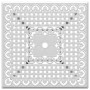 Weißer Gartentisch aus Aluminiumguss, 80 x 80 x 75 cm von vidaXL, Gartentische - Ref: Foro24-4002813, Preis: 217,93 €, Rabatt: %