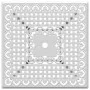 White cast aluminum garden table 80x80x75 cm by vidaXL, Garden tables - Ref: Foro24-4002813, Price: 213,60 €, Discount: %