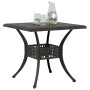 Bronze cast aluminum garden table 80x80x75 cm by vidaXL, Garden tables - Ref: Foro24-4002811, Price: 205,08 €, Discount: %