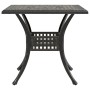 Bronze cast aluminum garden table 80x80x75 cm by vidaXL, Garden tables - Ref: Foro24-4002811, Price: 205,08 €, Discount: %