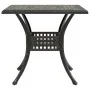 Mesa de jardín aluminio fundido color bronce 80x80x75 cm de vidaXL, Mesas de jardín - Ref: Foro24-4002811, Precio: 180,41 €, ...