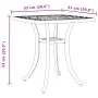 Mesa de jardín aluminio fundido verde 53x53x53 cm de vidaXL, Mesas de jardín - Ref: Foro24-4002818, Precio: 77,83 €, Descuent...
