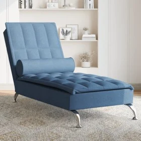 Massage Divan Sofa with Blue Fabric Cushion by vidaXL, Daybeds - Ref: Foro24-379449, Price: 156,59 €, Discount: %