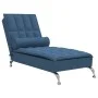 Massage-Diwansofa mit blauem Stoffkissen von vidaXL, Tagesbetten - Ref: Foro24-379449, Preis: 156,59 €, Rabatt: %