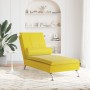 Massage-Diwansofa mit gelbem Samtkissen von vidaXL, Tagesbetten - Ref: Foro24-379456, Preis: 107,69 €, Rabatt: %