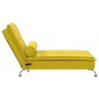 Massage-Diwansofa mit gelbem Samtkissen von vidaXL, Tagesbetten - Ref: Foro24-379456, Preis: 107,69 €, Rabatt: %