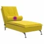 Massage Divan Sofa with Yellow Velvet Cushion by vidaXL, Daybeds - Ref: Foro24-379456, Price: 112,53 €, Discount: %