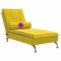 Massage-Diwansofa mit gelbem Samtkissen von vidaXL, Tagesbetten - Ref: Foro24-379456, Preis: 107,69 €, Rabatt: %