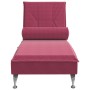 Massage Divan Sofa with Red Velvet Cushion by vidaXL, Daybeds - Ref: Foro24-379454, Price: 103,84 €, Discount: %