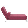 Massage Divan Sofa with Red Velvet Cushion by vidaXL, Daybeds - Ref: Foro24-379454, Price: 103,84 €, Discount: %
