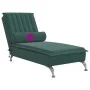 Sofá diván de masaje con cojín de terciopelo gris oscuro de vidaXL, Divanes - Ref: Foro24-379461, Precio: 163,06 €, Descuento: %