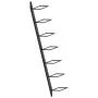 Wall-mounted wine rack for 7 black metal bottles by vidaXL, Wine racks - Ref: Foro24-289564, Price: 33,66 €, Discount: %