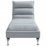 Massage divan sofa with light gray fabric cushions by vidaXL, Daybeds - Ref: Foro24-379475, Price: 172,59 €, Discount: %