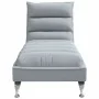 Massage divan sofa with light gray fabric cushions by vidaXL, Daybeds - Ref: Foro24-379475, Price: 169,93 €, Discount: %