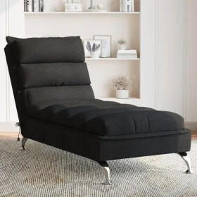 Massage divan sofa with black fabric cushions by vidaXL, Daybeds - Ref: Foro24-379477, Price: 191,95 €, Discount: %