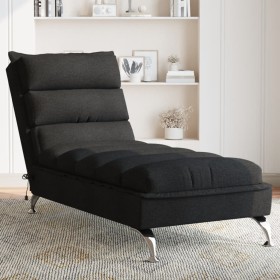 Massage-Diwansofa mit schwarzen Stoffkissen von vidaXL, Tagesbetten - Ref: Foro24-379477, Preis: 208,05 €, Rabatt: %