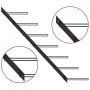 Wall-mounted wine rack for 7 black metal bottles by vidaXL, Wine racks - Ref: Foro24-289564, Price: 34,52 €, Discount: %