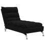 Massage divan sofa with black fabric cushions by vidaXL, Daybeds - Ref: Foro24-379477, Price: 191,95 €, Discount: %