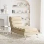 Massage divan sofa with cream fabric cushions by vidaXL, Daybeds - Ref: Foro24-379480, Price: 167,72 €, Discount: %