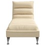 Massage divan sofa with cream fabric cushions by vidaXL, Daybeds - Ref: Foro24-379480, Price: 170,50 €, Discount: %