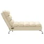 Massage divan sofa with cream fabric cushions by vidaXL, Daybeds - Ref: Foro24-379480, Price: 167,72 €, Discount: %