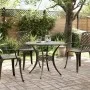 Gartentisch aus bronzefarbenem Aluminiumguss Ø90x75 cm von vidaXL, Gartentische - Ref: Foro24-4002807, Preis: 189,32 €, Rabat...