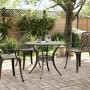 Gartentisch aus bronzefarbenem Aluminiumguss Ø90x75 cm von vidaXL, Gartentische - Ref: Foro24-4002807, Preis: 220,69 €, Rabat...