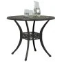 Bronze cast aluminum garden table Ø90x75 cm by vidaXL, Garden tables - Ref: Foro24-4002807, Price: 189,32 €, Discount: %
