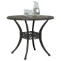 Bronze cast aluminum garden table Ø90x75 cm by vidaXL, Garden tables - Ref: Foro24-4002807, Price: 220,69 €, Discount: %