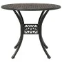 Bronze cast aluminum garden table Ø90x75 cm by vidaXL, Garden tables - Ref: Foro24-4002807, Price: 189,32 €, Discount: %