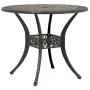 Bronze cast aluminum garden table Ø90x75 cm by vidaXL, Garden tables - Ref: Foro24-4002807, Price: 189,32 €, Discount: %