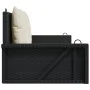 Swing bench with black synthetic rattan cushions 119x56x48 cm by vidaXL, garden benches - Ref: Foro24-365629, Price: 141,80 €...
