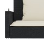 Schaukelbank mit schwarzen synthetischen Rattankissen 119x56x48 cm von vidaXL, Gartenbänke - Ref: Foro24-365629, Preis: 129,6...