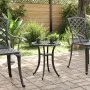 Schwarzer Gartentisch aus Aluminiumguss Ø48x53 cm von vidaXL, Gartentische - Ref: Foro24-4002824, Preis: 73,34 €, Rabatt: %