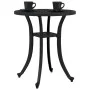 Schwarzer Gartentisch aus Aluminiumguss Ø48x53 cm von vidaXL, Gartentische - Ref: Foro24-4002824, Preis: 73,34 €, Rabatt: %