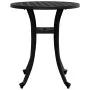 Black cast aluminum garden table Ø48x53 cm by vidaXL, Garden tables - Ref: Foro24-4002824, Price: 73,34 €, Discount: %