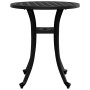 Black cast aluminum garden table Ø48x53 cm by vidaXL, Garden tables - Ref: Foro24-4002824, Price: 77,95 €, Discount: %