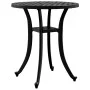 Black cast aluminum garden table Ø48x53 cm by vidaXL, Garden tables - Ref: Foro24-4002824, Price: 73,34 €, Discount: %