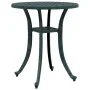 Green cast aluminum garden table Ø48x53 cm by vidaXL, Garden tables - Ref: Foro24-4002826, Price: 75,13 €, Discount: %