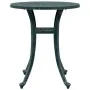 Mesa de jardín aluminio fundido verde Ø48x53 cm de vidaXL, Mesas de jardín - Ref: Foro24-4002826, Precio: 74,67 €, Descuento: %