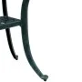Green cast aluminum garden table Ø48x53 cm by vidaXL, Garden tables - Ref: Foro24-4002826, Price: 75,13 €, Discount: %