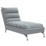 Divan sofa with light gray fabric cushions by vidaXL, Daybeds - Ref: Foro24-379468, Price: 174,06 €, Discount: %