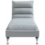Divan sofa with light gray fabric cushions by vidaXL, Daybeds - Ref: Foro24-379468, Price: 174,06 €, Discount: %